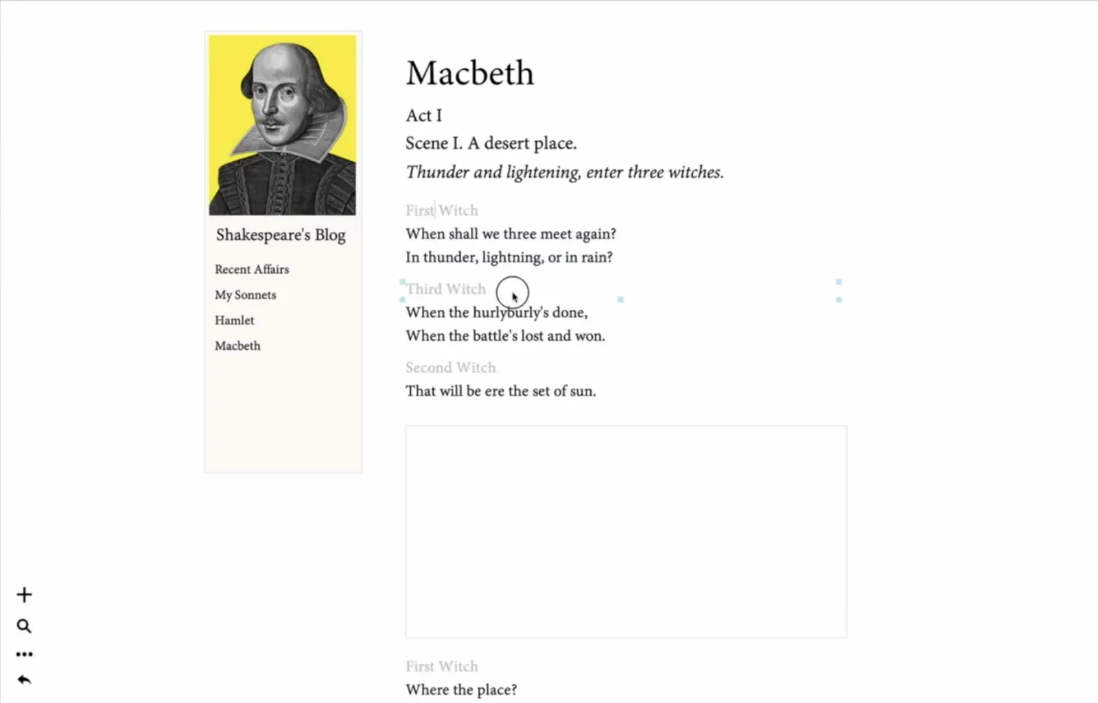 The old Notion app, which used to be a website builder for creatives.